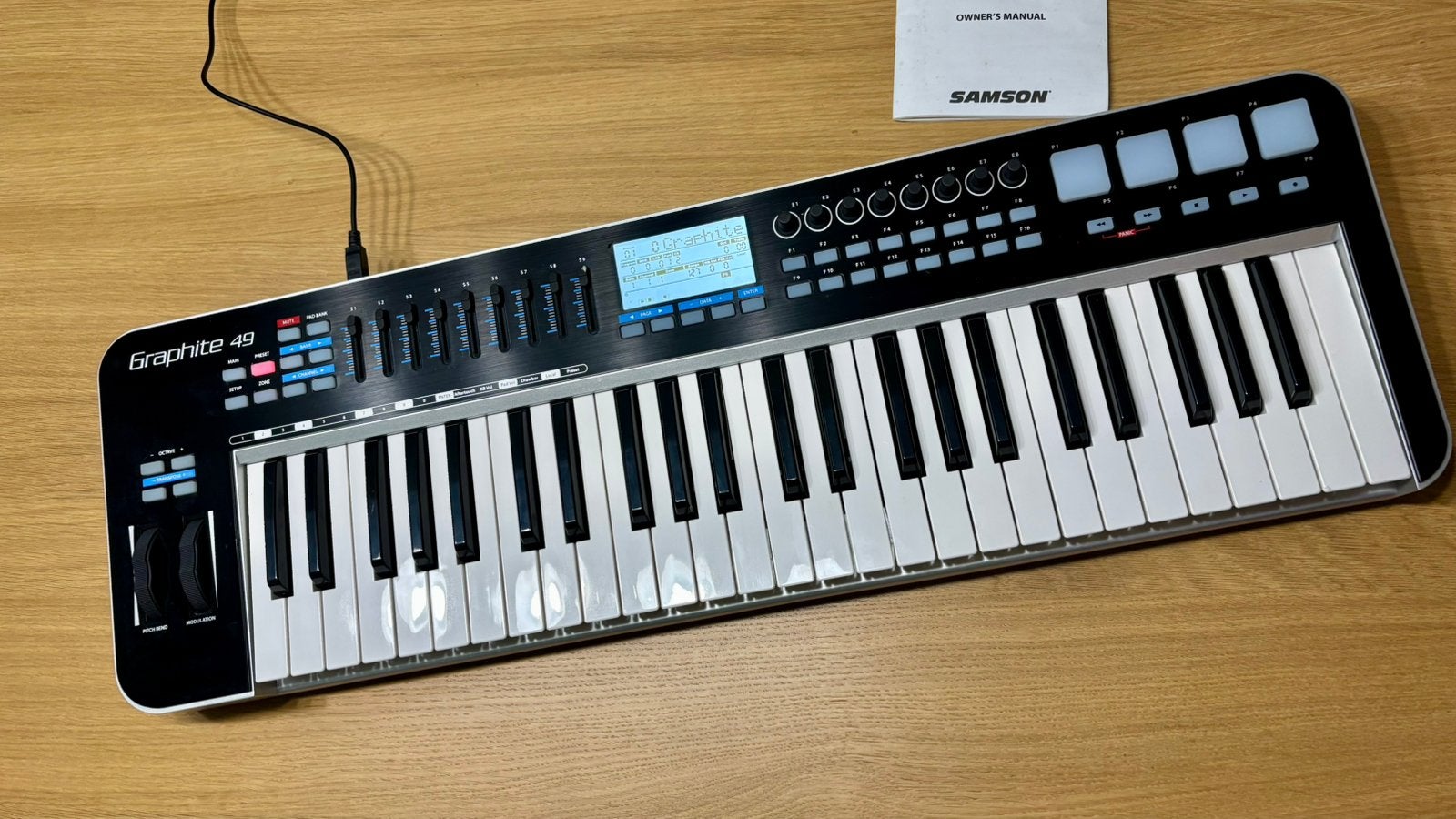 Samson Graphite 49 USB Midi-controller, Muziek en Instrumenten, Midi-apparatuur, Zo goed als nieuw, Ophalen of Verzenden