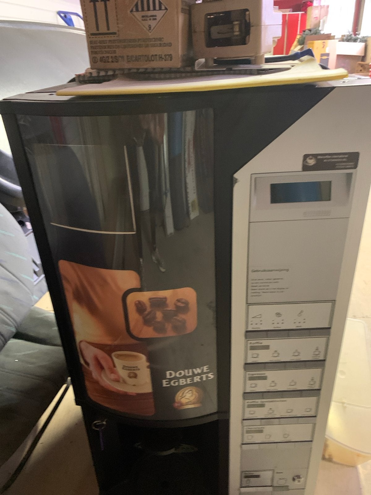 Douwe Egberts Wittenborg ES7100  koffie app voor klussers, Ophalen, 10 kopjes of meer, Koffiemachine, Koffiebonen