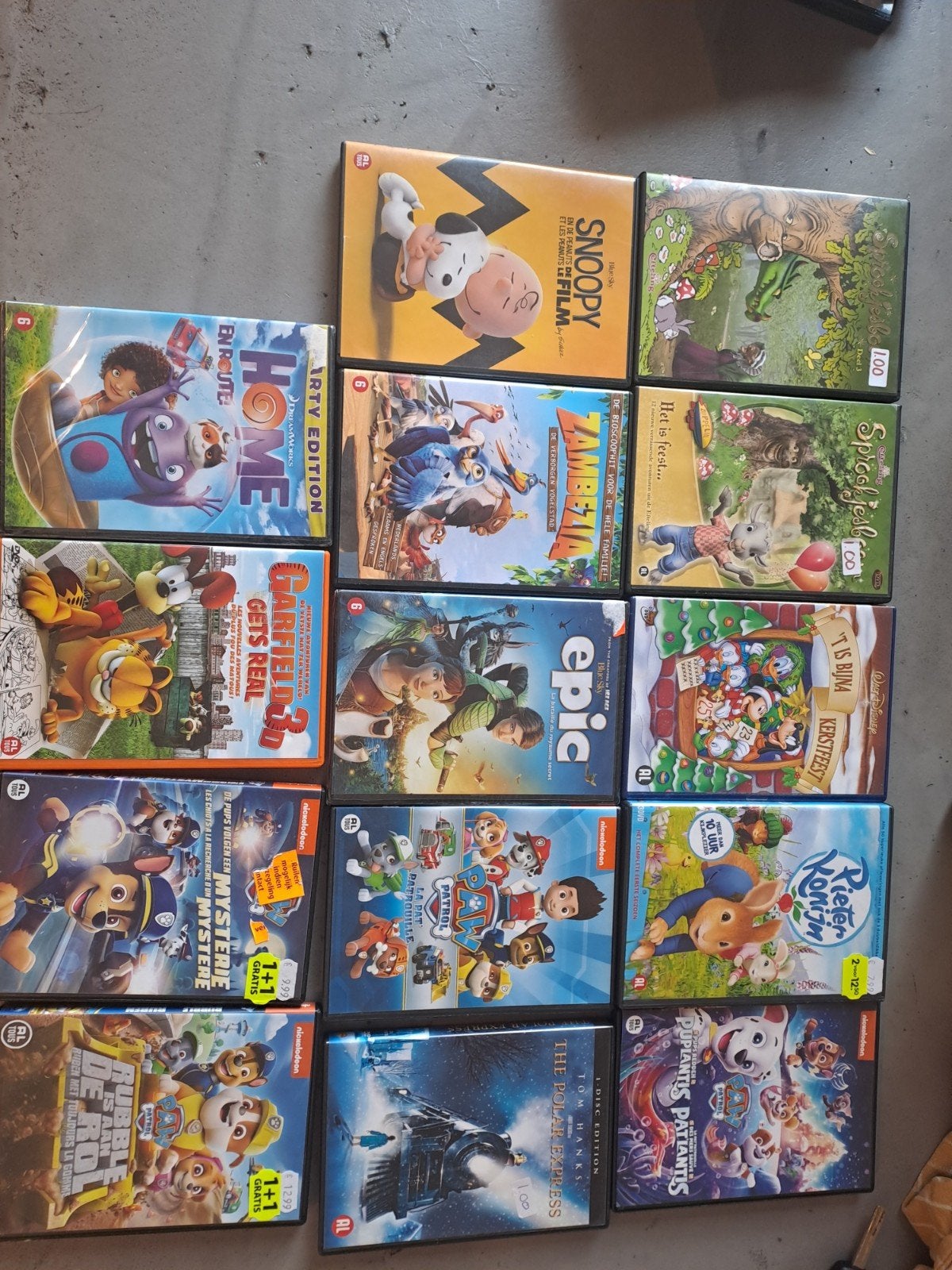 diverse kinderfilms, Cd's en Dvd's, Alle leeftijden, Ophalen, Gebruikt