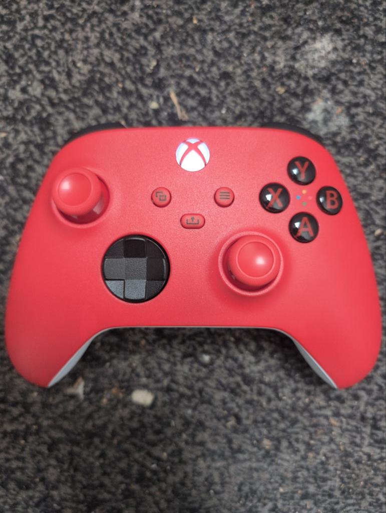 Xbox Series X/S Controller Rood - Zo goed als nieuw, Spelcomputers en Games, Spelcomputers | Xbox | Accessoires, Ophalen, Xbox Series S