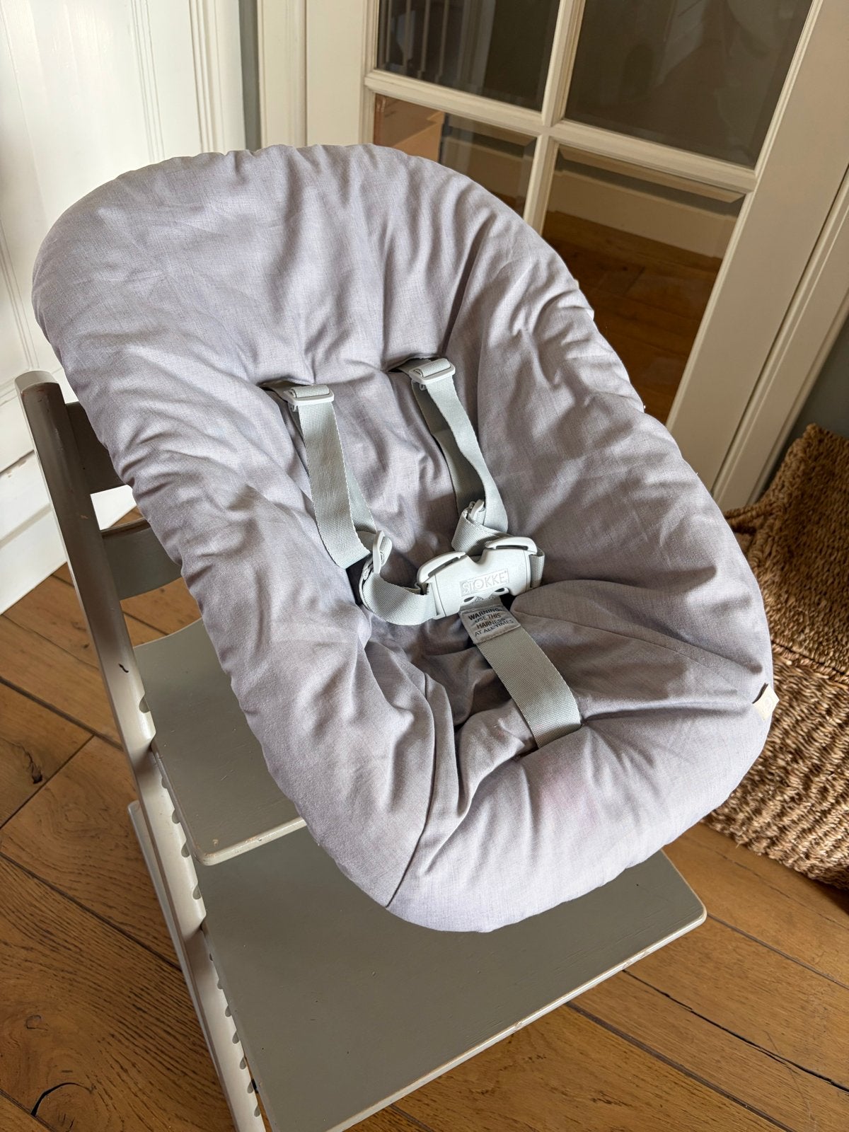Stokke Tripp Trapp Newborn Set met bekleding, Ophalen, Zo goed als nieuw, Overige typen, Gordel(s)