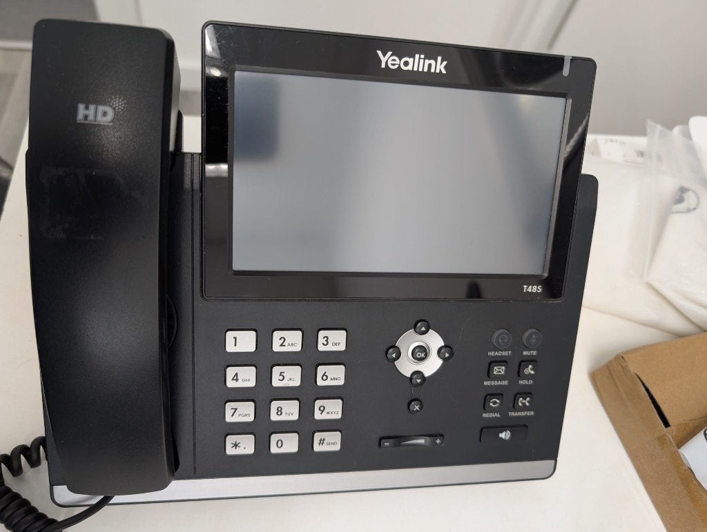 Yealink SIP-T48S Gigabit IP Phone – VoIP Telefoon, Ophalen of Verzenden, Zo goed als nieuw, Telefoon