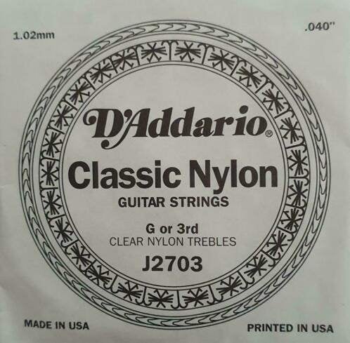 KLASSIEKE GITAAR SNAAR LOS G-3 D'Addario J2703, Muziek en Instrumenten, Instrumenten | Toebehoren, Ophalen of Verzenden, Nieuw