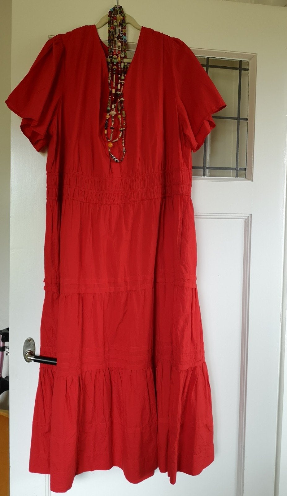 Bohemian Jurk Orientique Naturally Australian in maat 50, Ophalen of Verzenden, Nieuw, Rood, Jurk