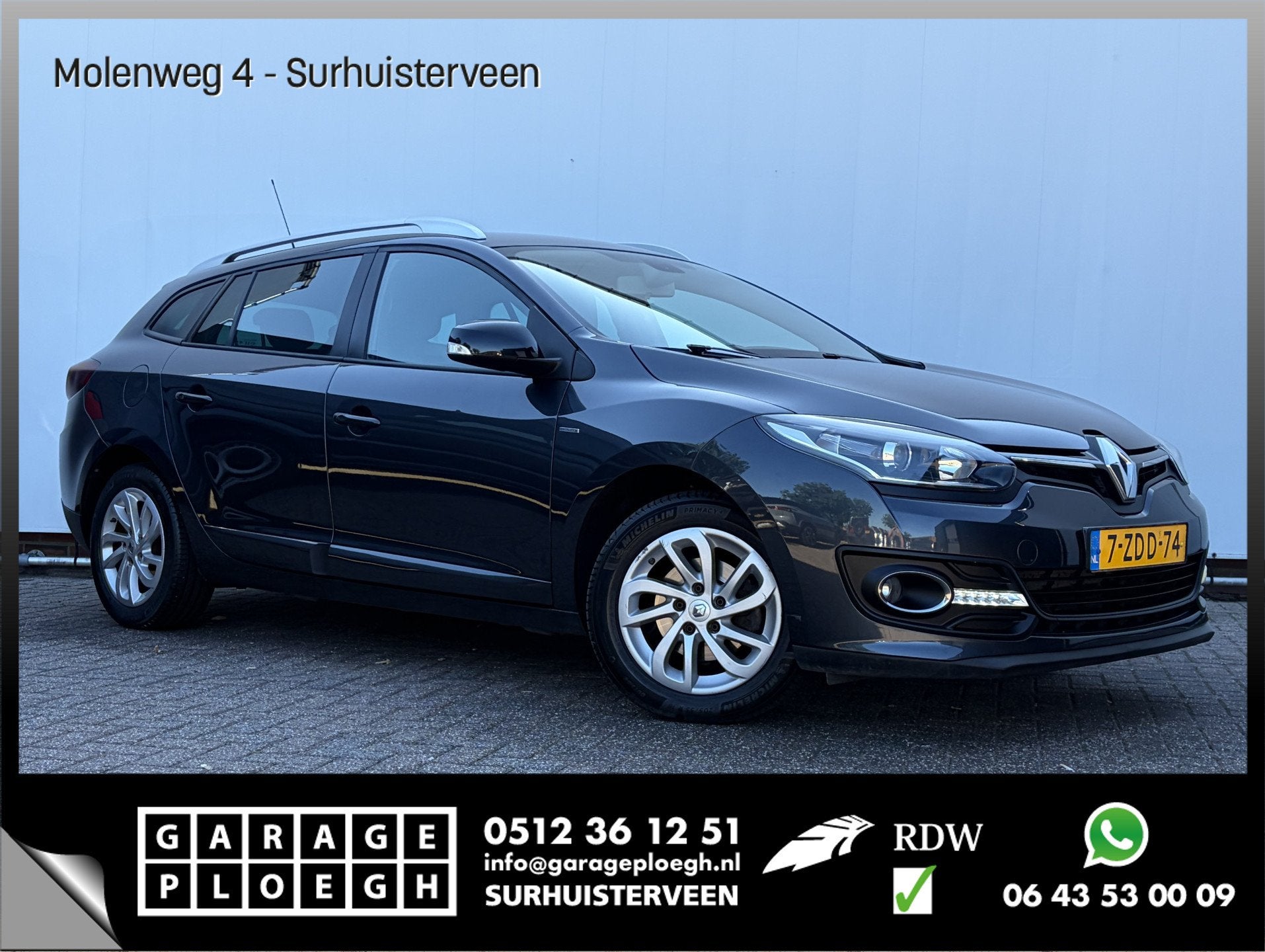 Renault Mégane Estate 1.5 dCi Limited Trekhaak Nav/Cruise C, Voorwielaandrijving, Euro 5, Gebruikt, 4 cilinders