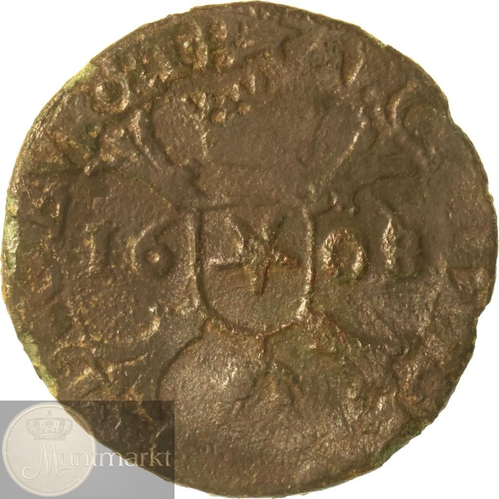 Maastricht - Oord 1608 - Albrecht & Isabella, Ophalen of Verzenden, Vóór koninkrijk, Overige waardes, Losse munt