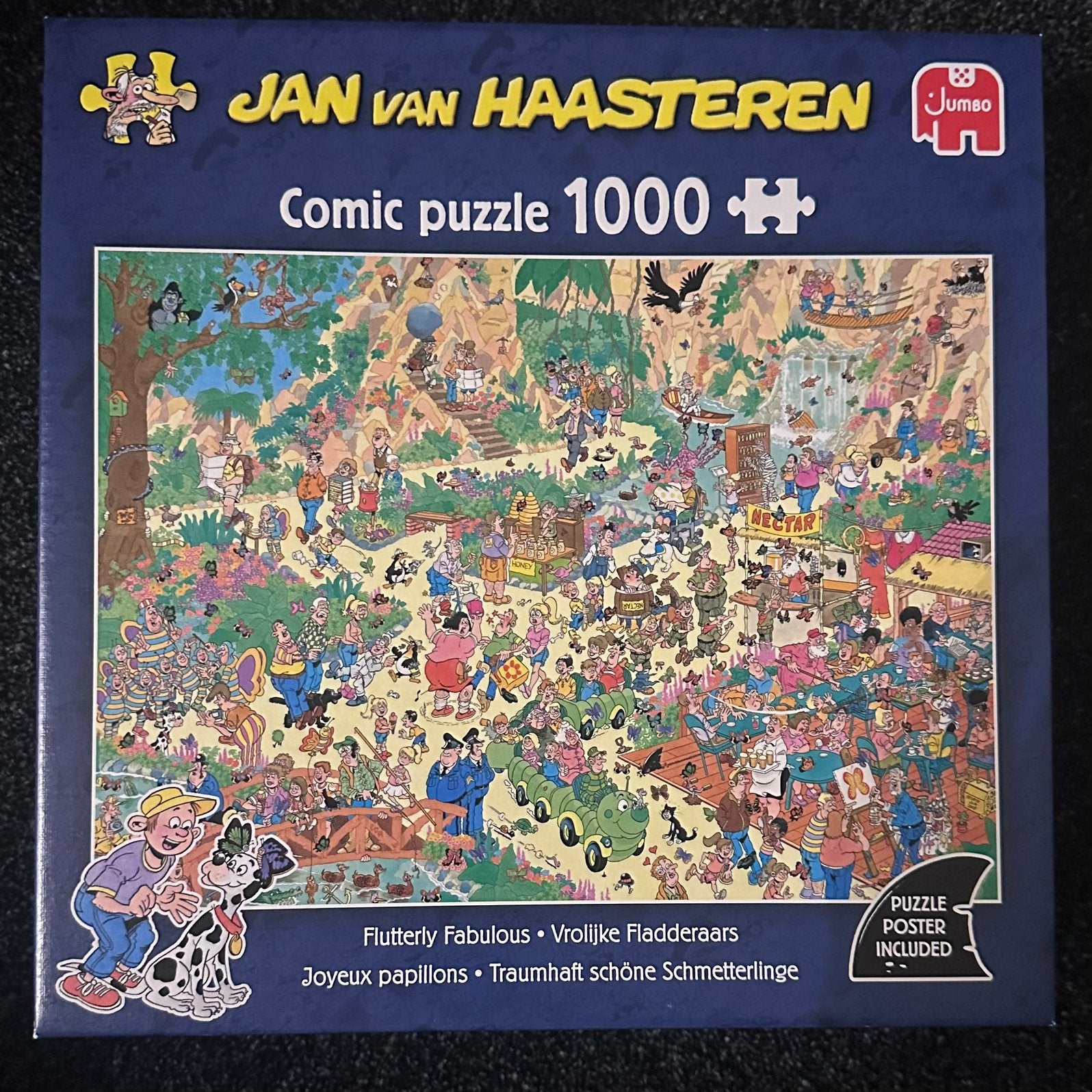 Foto 2 van Jan van Haasteren puzzel VROLIJKE FLADDERAARS 1000 stukjes