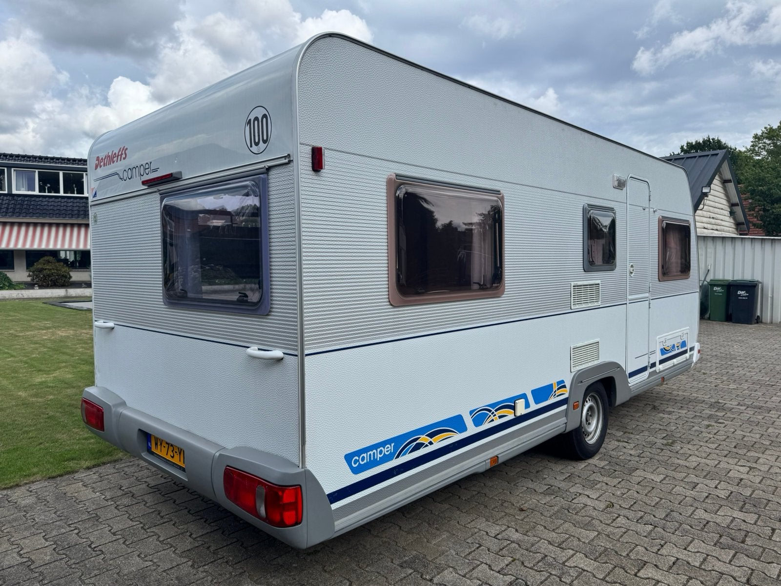 Super nette DETHLEFFS CAMPER 510 tk *stapelbed*tent+luifel*, Caravans en Kamperen, Caravans, Rondzit, Bedrijf, _, Schokbreker