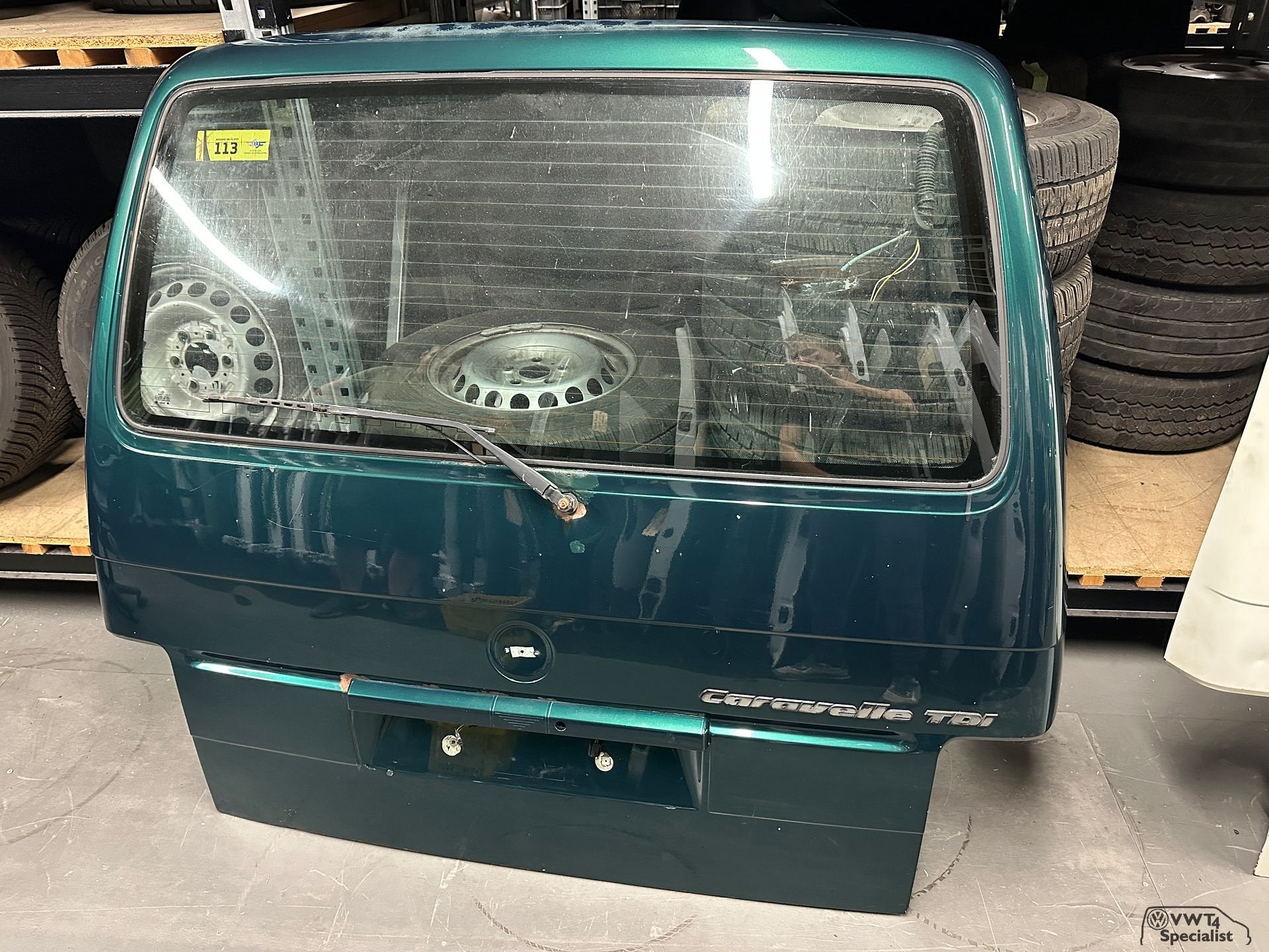 Volkswagen Transporter VW T4 achterklep groen, Ophalen, Gebruikt, Volkswagen, -