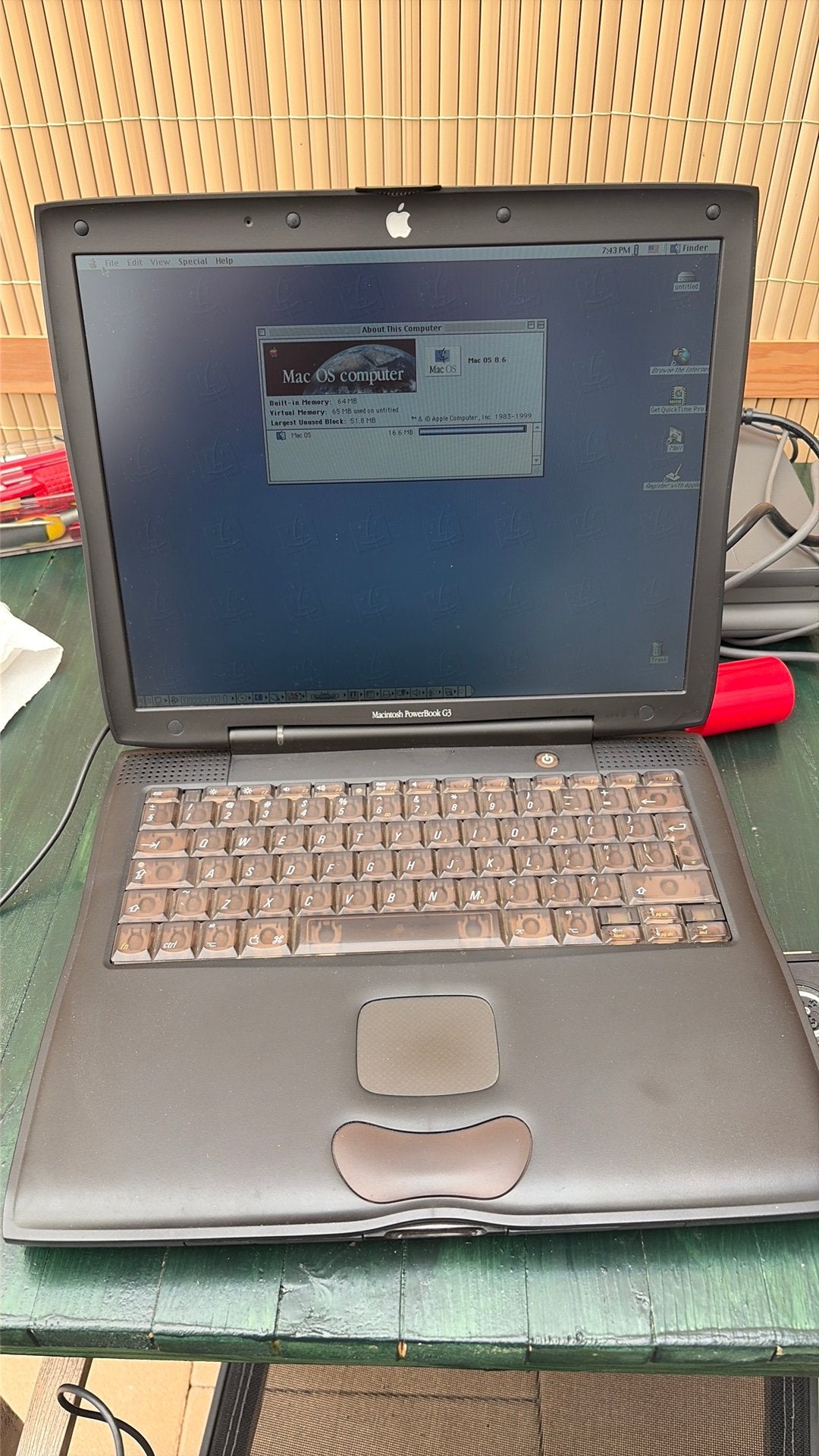 Macintosh Powerbook G3 „Lombard” in uitstekende staat, Ophalen of Verzenden