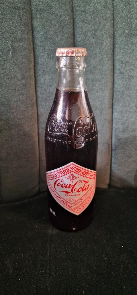 Vintage Coca-Cola flesje 296ml -100 jaar, Verzamelen, Ophalen, Zo goed als nieuw, Verpakking