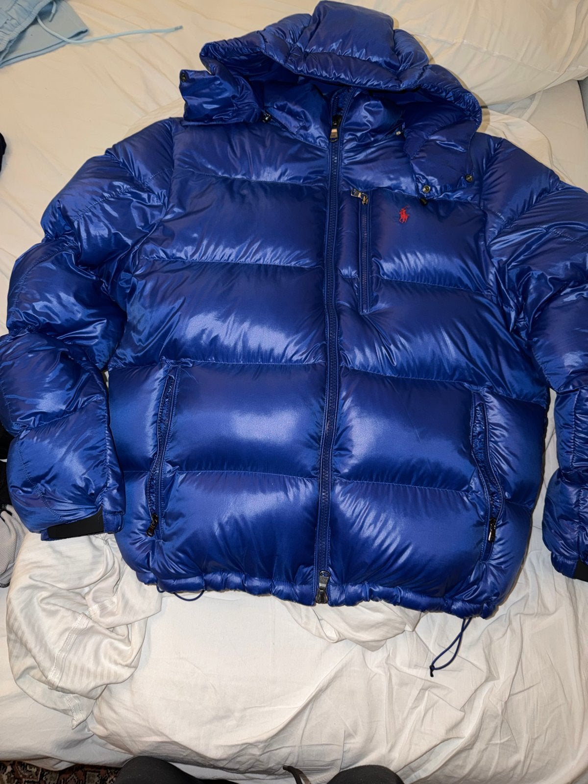 Polo Ralph Lauren Performance Puffer Jacket - Maat XL, Ophalen of Verzenden, Nieuw, Maat 56/58 (XL), Blauw