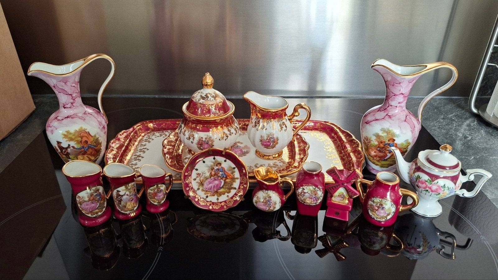 Limoges Porselein Servies en Decoratieve Items, Antiek en Kunst, Ophalen of Verzenden