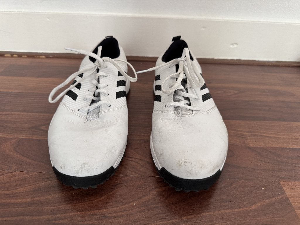 Adidas golfschoenen wit zwart EU 45 1/3 F34996, Sport en Fitness, Ophalen of Verzenden, Gebruikt, Schoenen, Overige merken