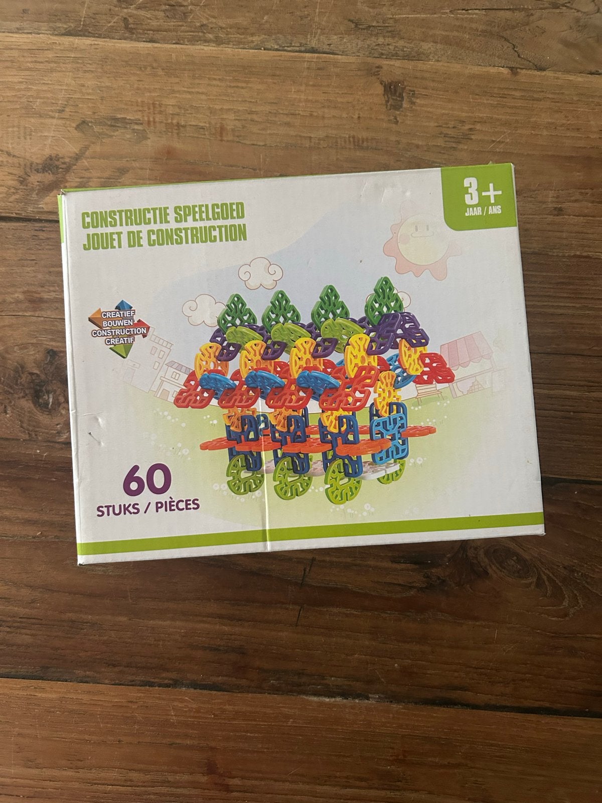 Constructie Speelgoed - 60 Stuks, Ophalen of Verzenden, Gebruikt, Overige merken