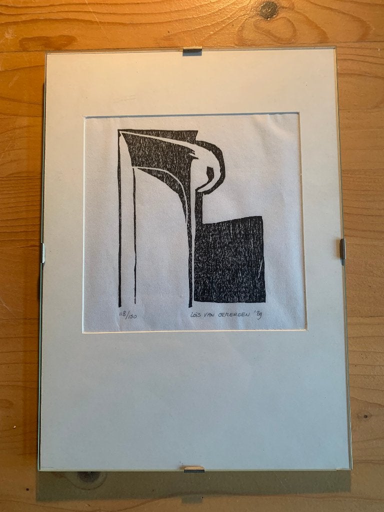 12 gesigneerde en genummerde grafische werken – ingelijst, Antiek en Kunst, Gelimiteerde oplage, Ophalen of Verzenden, Abstract
