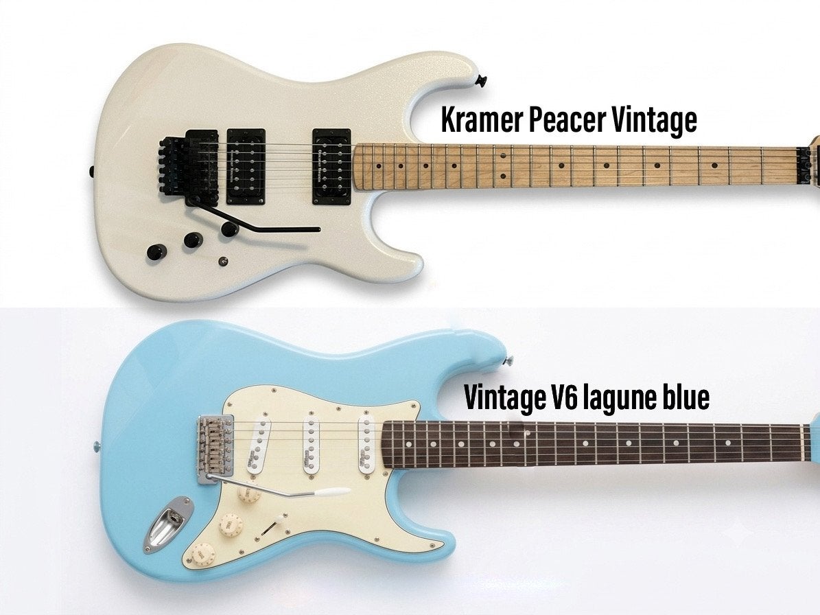 Vintage V6LB , premium gitaar. & Kramer peacer vintage. Zgan, Muziek en Instrumenten, Ophalen, Zo goed als nieuw, Solid body, Overige merken