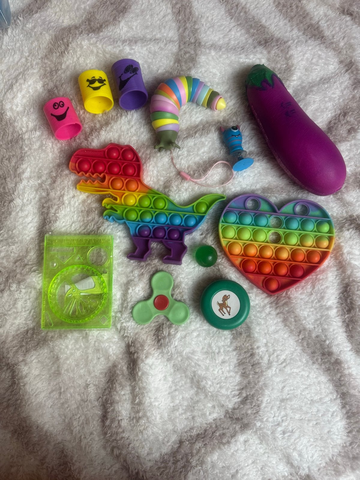 Fidget Speelgoed Set: Pop-its, Fidget Spinners & Meer, Ophalen of Verzenden, Gebruikt, Jongen of Meisje