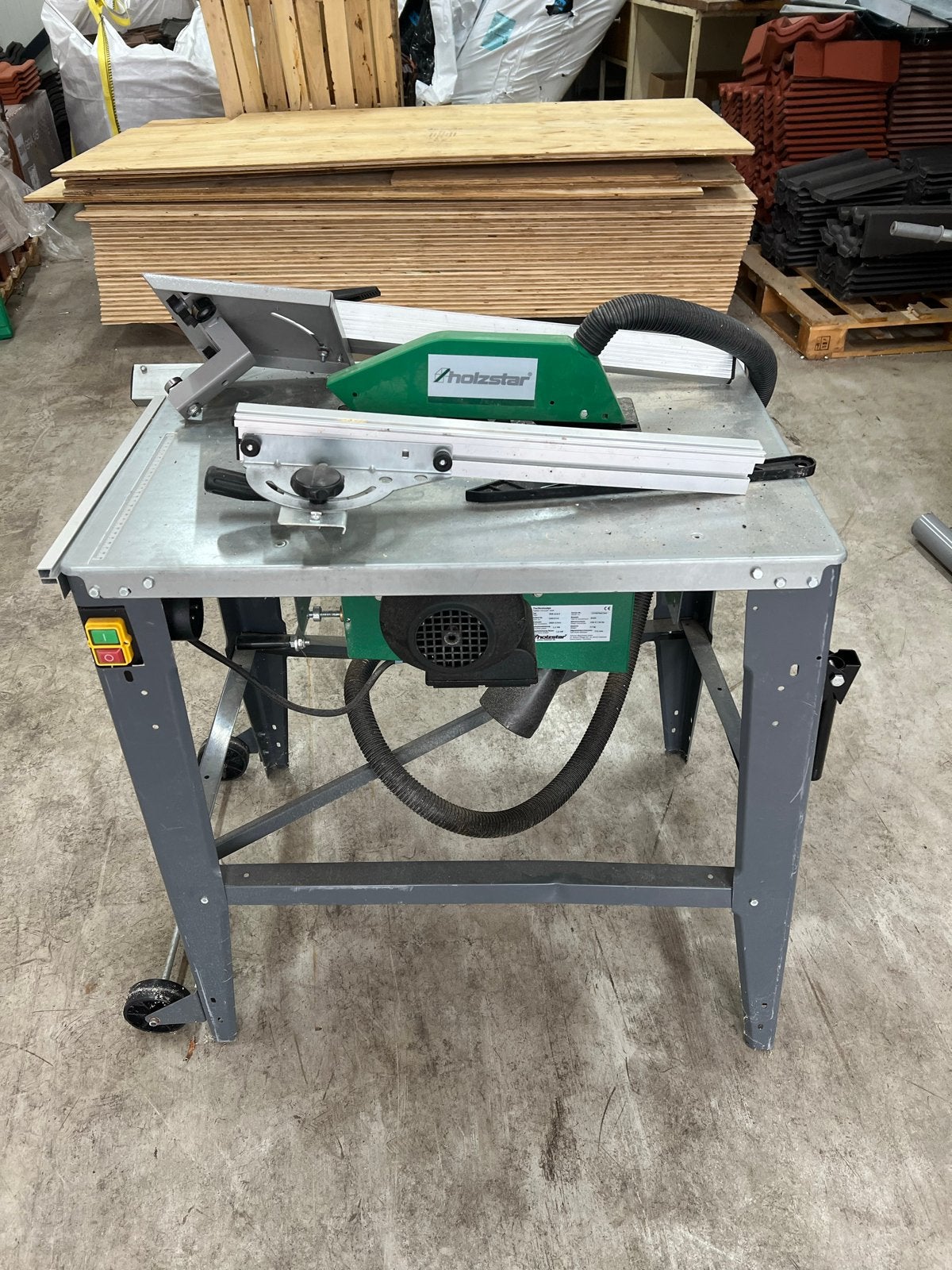Holzstar TKS 316 E Tafelcirkelzaag - Krachtig en Robuust, Doe-het-zelf en Verbouw, Ophalen, Gebruikt, Cirkelzaag, 70 mm of meer