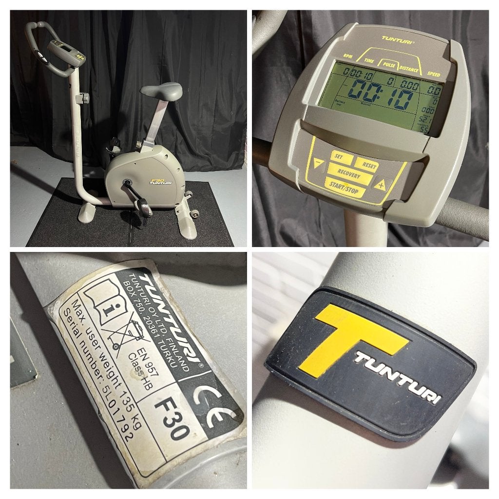 Tunturi F30 hometrainer Magnetische weerstand geruisloos!, Ophalen, Gebruikt, Metaal, Benen