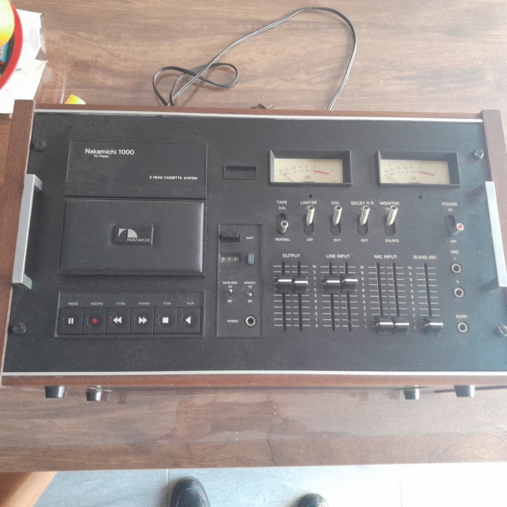perfecte staat Nakamichi tt1000 recorder, Verzenden, Enkel, Overige merken, Tiptoetsen