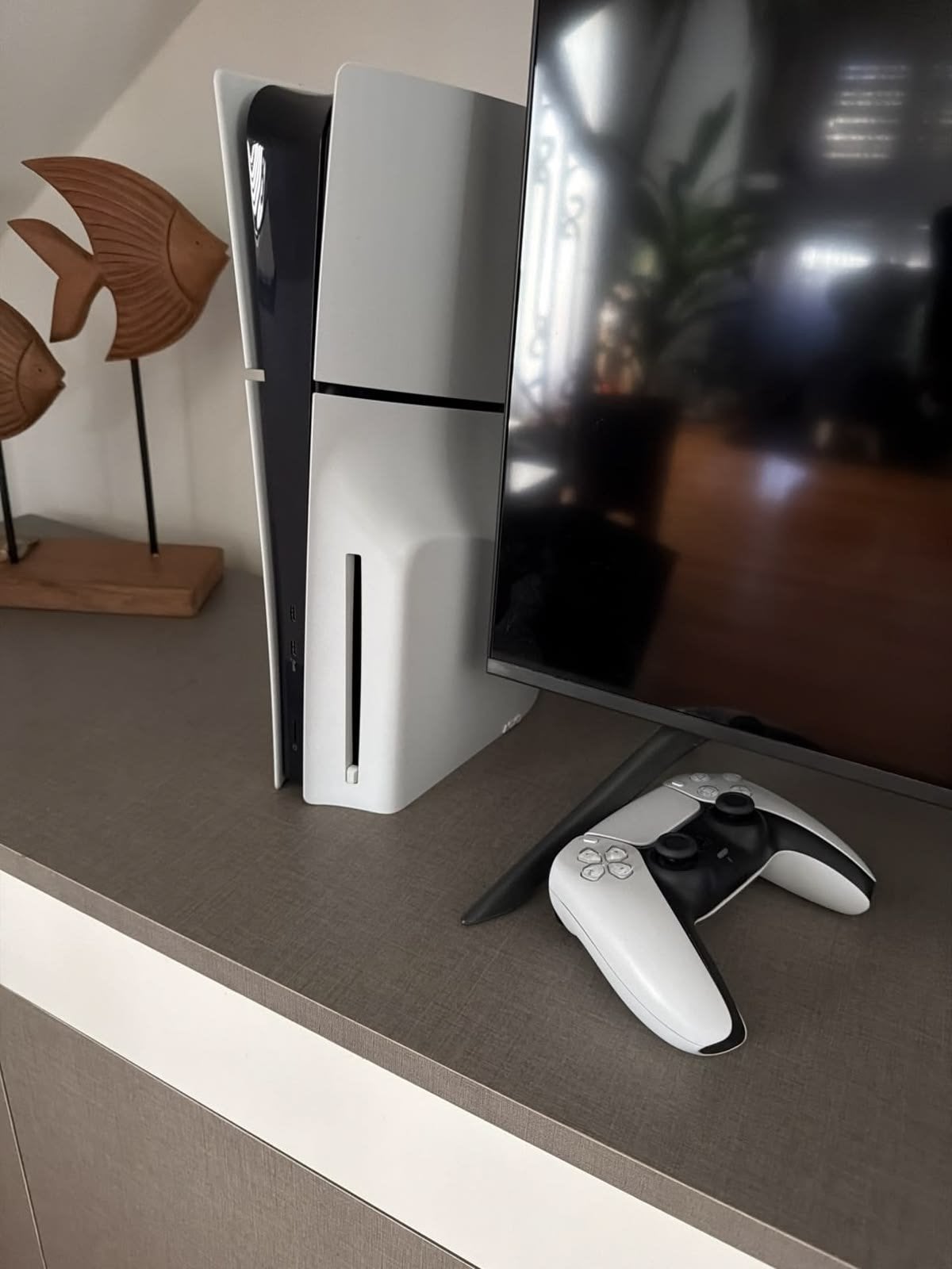 Playstation 5 Slim disc, 1 controller, Ophalen of Verzenden, Zo goed als nieuw, Playstation 5