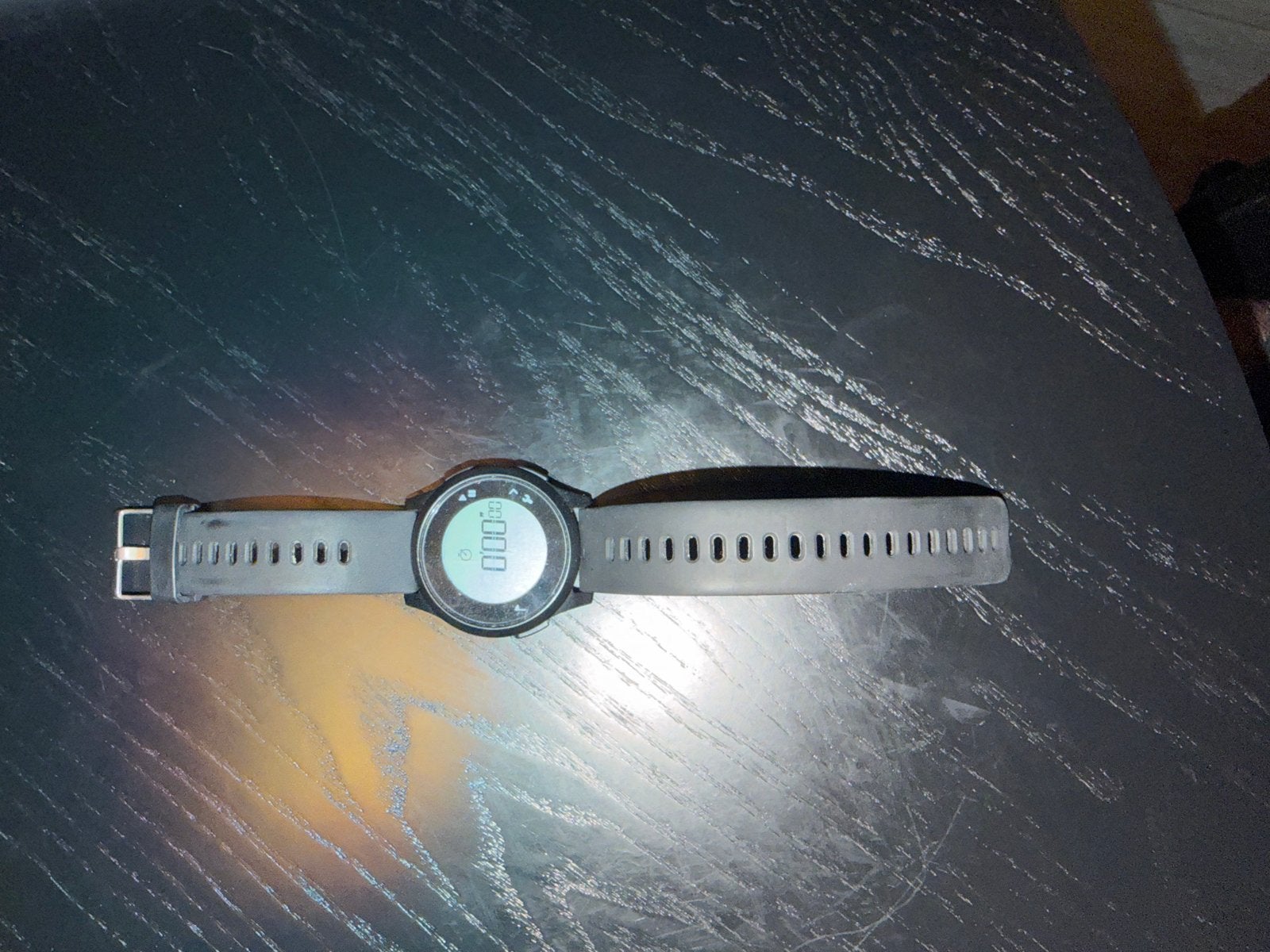 Sportwatch met GPS en hartslagmeter, Ophalen of Verzenden, Afstand, Gebruikt, Zwart