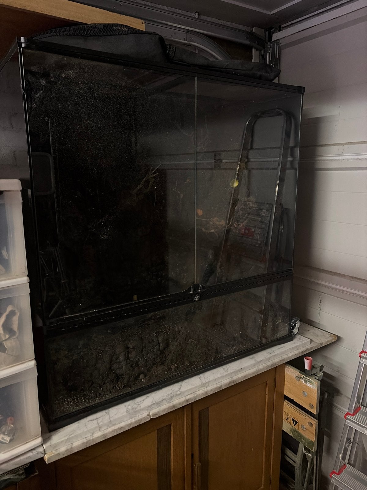 Exo terra terrarium, Ophalen, Gebruikt, Terrarium of Paludarium