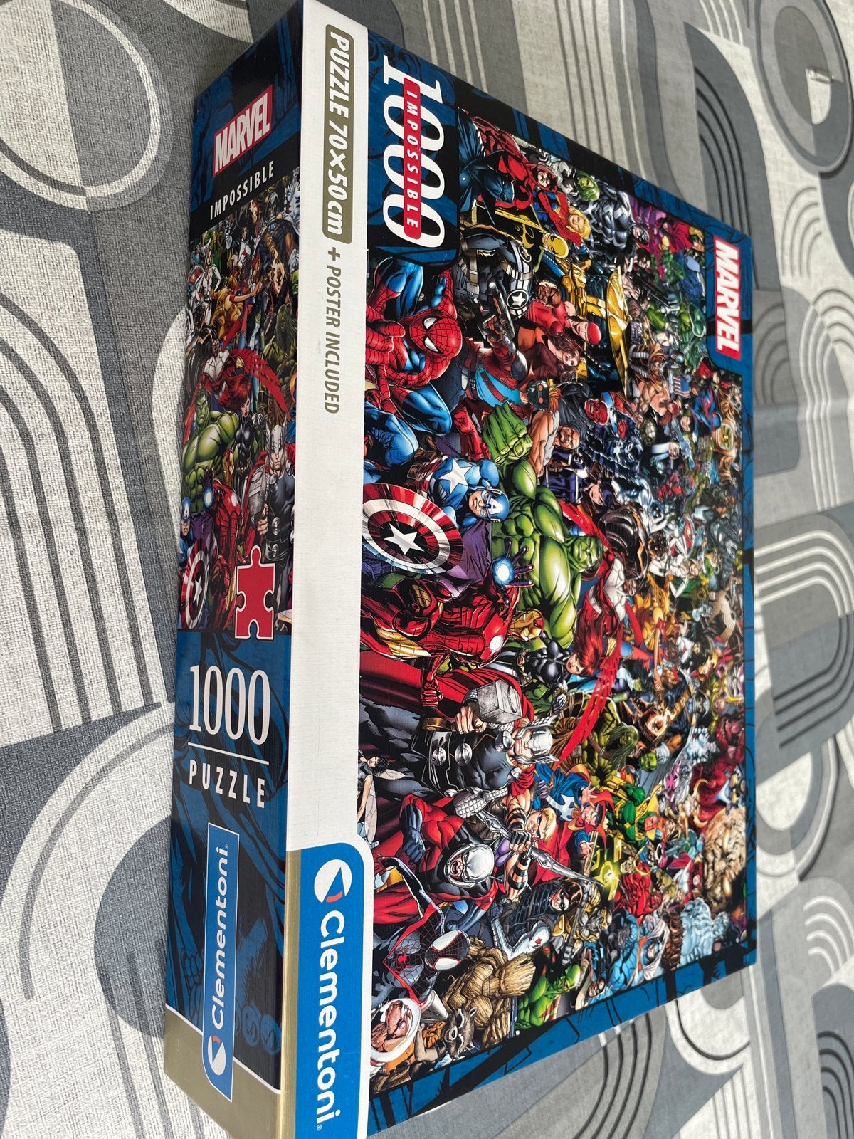 Marvel Impossible 1000 Stukjes Legpuzzel Clementoni, Ophalen of Verzenden, 500 t/m 1500 stukjes, Zo goed als nieuw, Legpuzzel