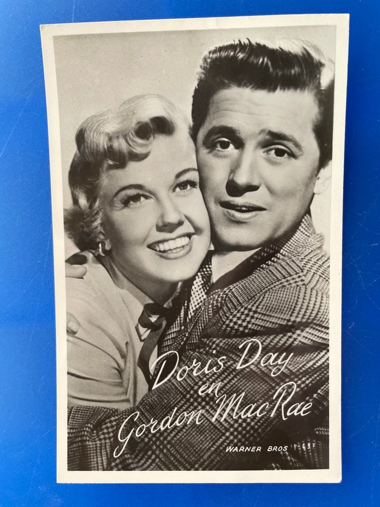 ansichtkaart / kaart van Doris Day en Gordon MacRae., Verzamelen, Verzenden, 1940 tot 1960, Sterren en Beroemdheden