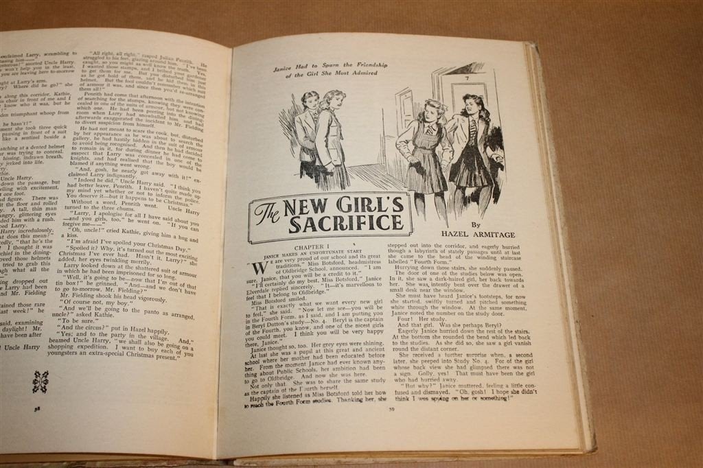 School Friend Annual 1949 — Vintage Engels Meisjesjaarboek, Ophalen of Verzenden, Gelezen, Noord-Amerika