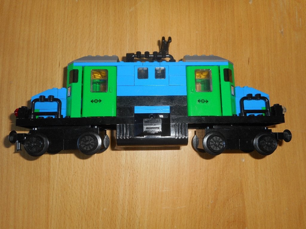 LEGO trein locomotief MOC, Ophalen of Verzenden, Gebruikt, Lego, Overige thema's