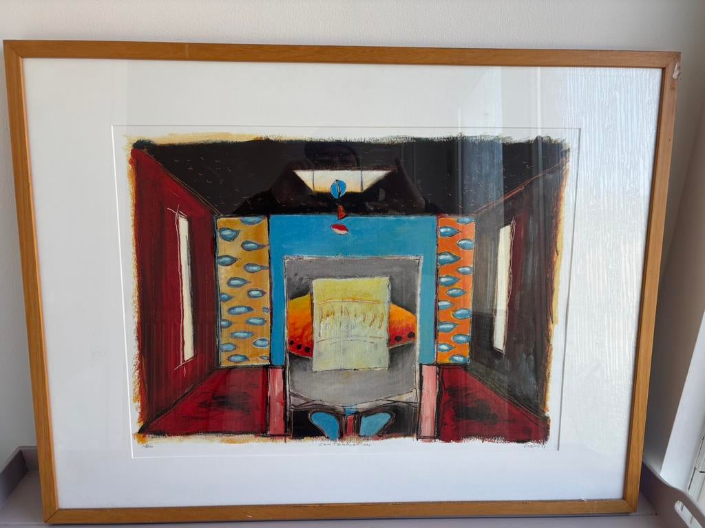 Grafiek cor de jong, Antiek en Kunst, Kunst | Litho's en Zeefdrukken, Ophalen of Verzenden