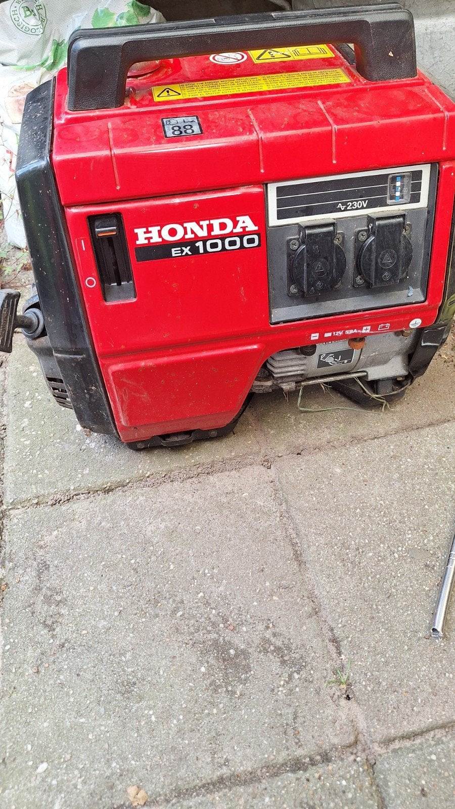Honda EX 1000 Benzine Generator - Compact en Betrouwbaar, Ophalen, Gebruikt, Minder dan 5 kVA, Benzine