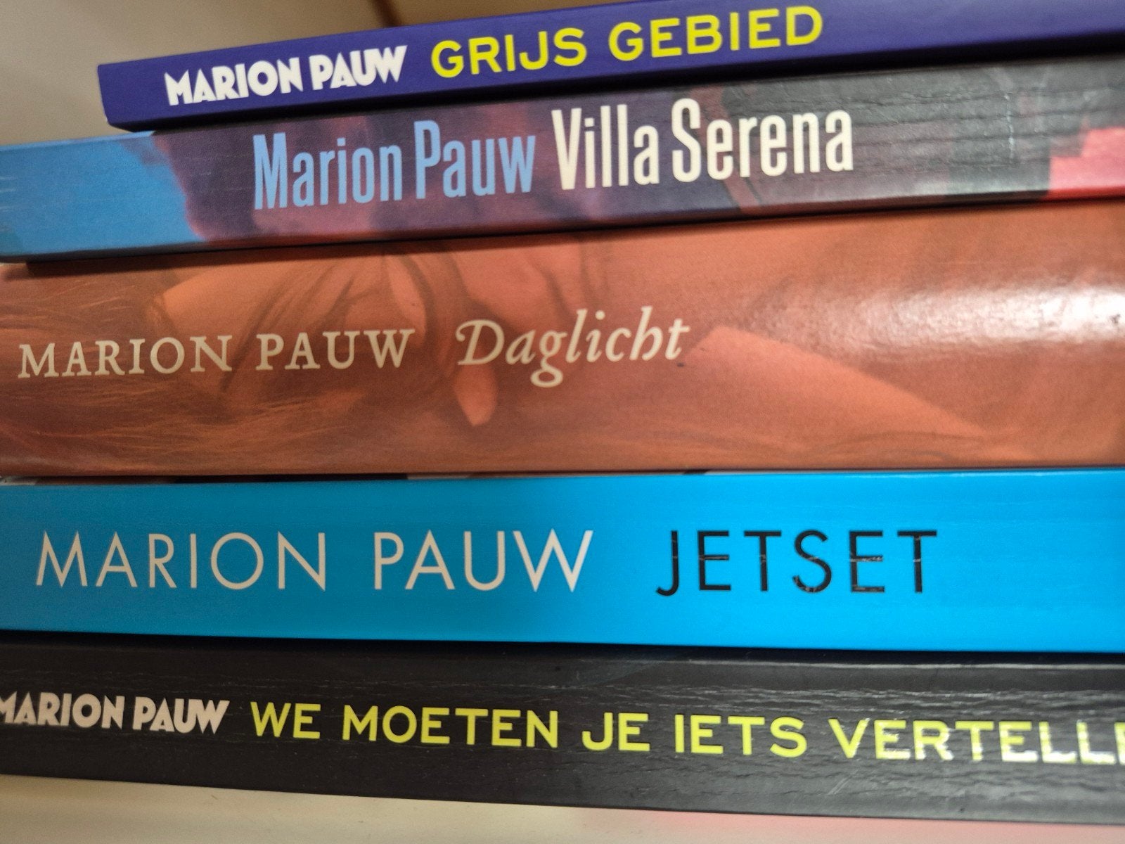 5x MARION PAUW, Boeken, Ophalen, Zo goed als nieuw