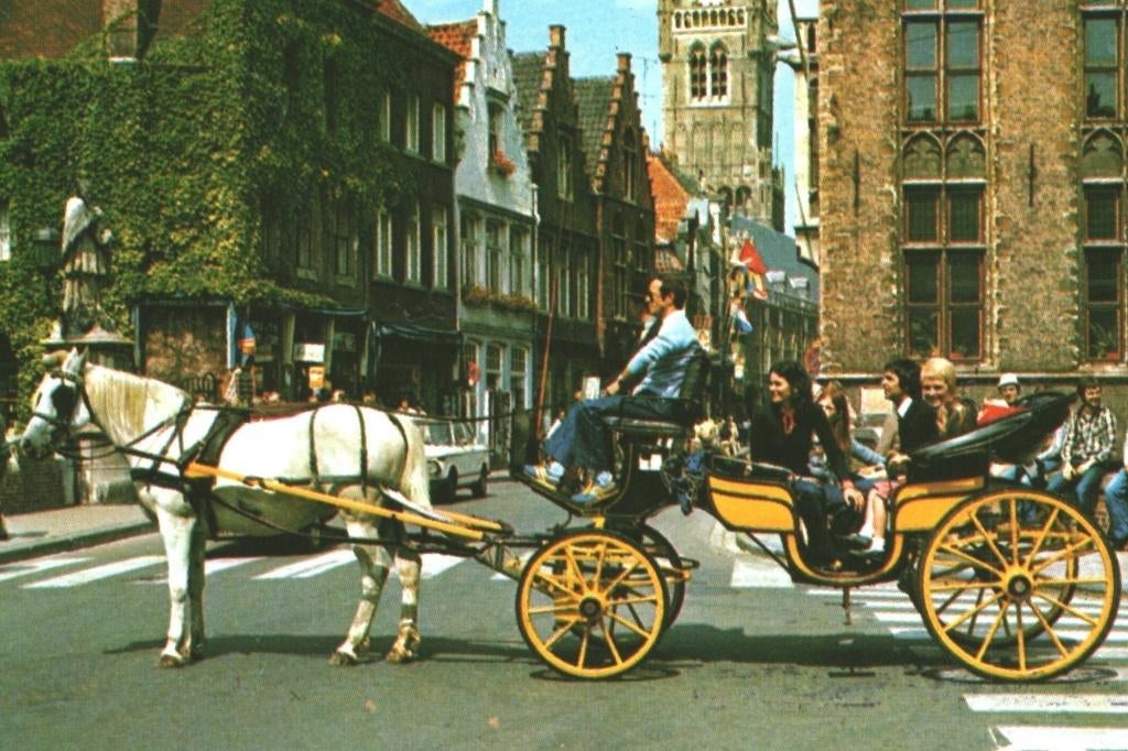 991424	Brugge B	_Gelopen met mooie zegel	Kinderpostzegel, Ophalen of Verzenden, 1980 tot heden, Gelopen, West-Vlaanderen