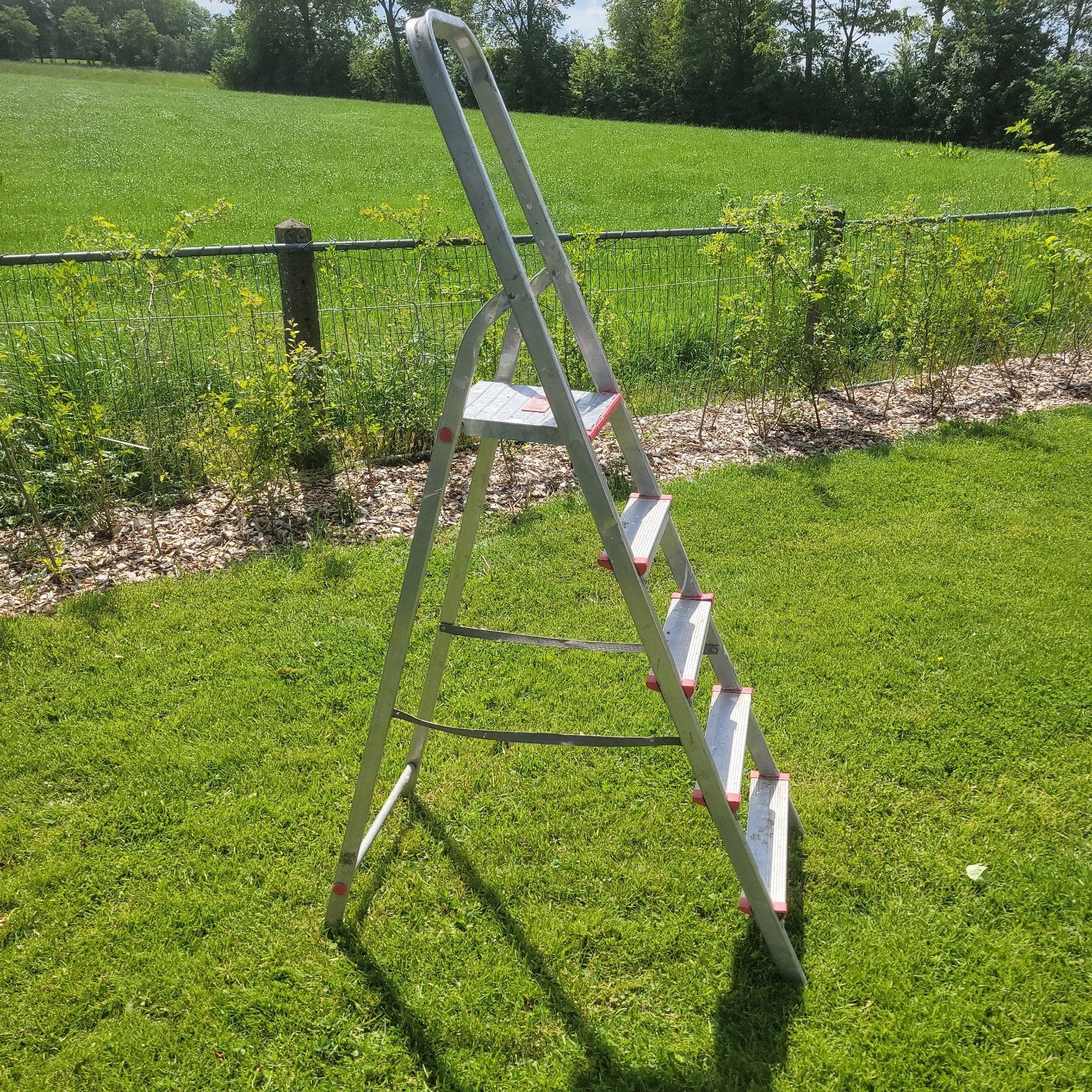 Altrex Huishoudtrap 5 Treden Aluminium, Ophalen, Gebruikt, Minder dan 2 meter
