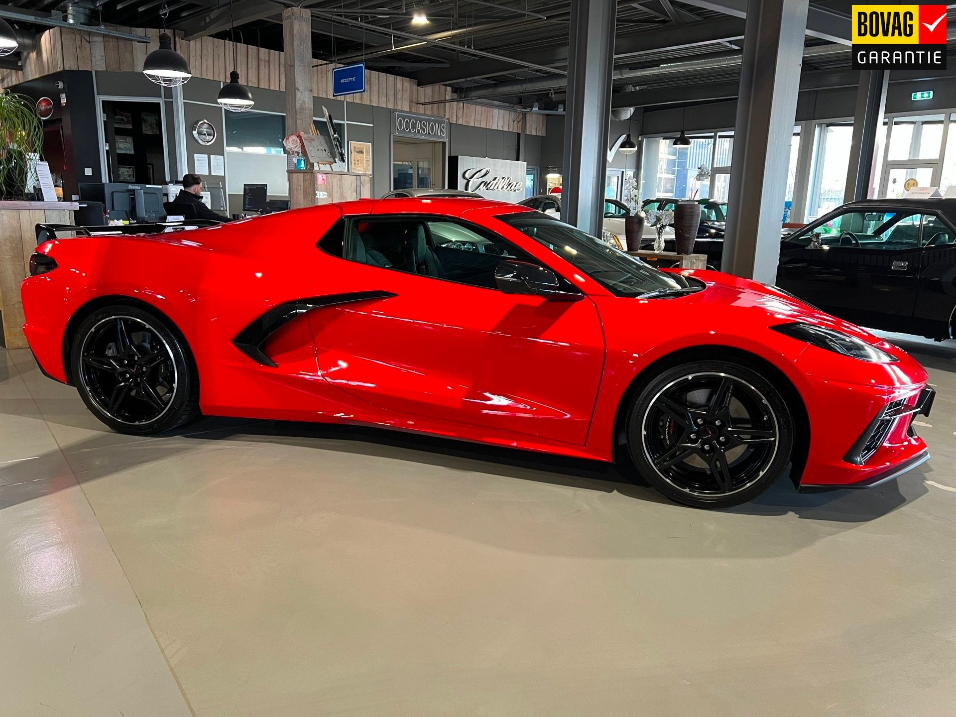 Chevrolet USA Corvette Convertible 6.2 Stingray C8, Auto's, Chevrolet, Automaat, Achterwielaandrijving, Gebruikt, Leder en Stof