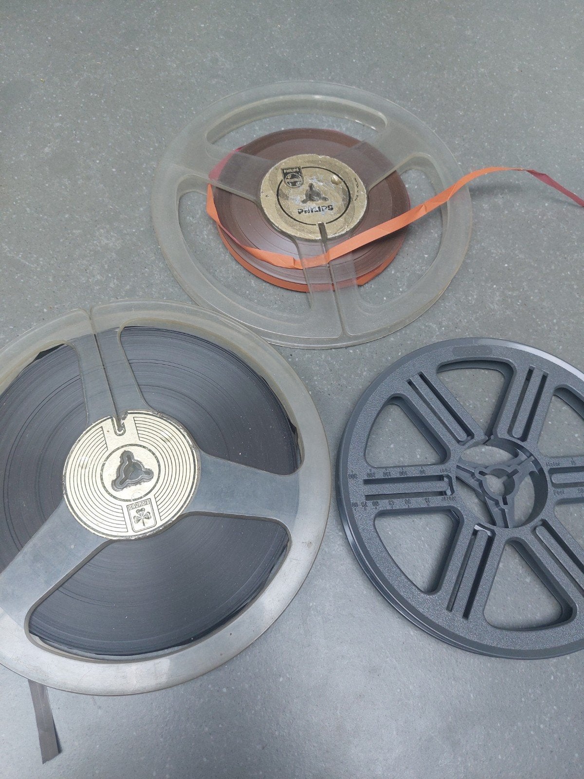 Diverse banden voor bandrecorder (Philips, Grundig), Ophalen of Verzenden, Onderdeel, Met banden