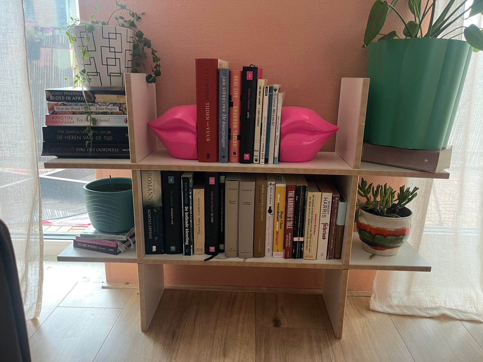 Vintage Ikea “Robin” wandkastje/boekenkastje, Huis en Inrichting, Kasten | Boekenkasten, Ophalen, Met plank(en), Gebruikt, Teakhout