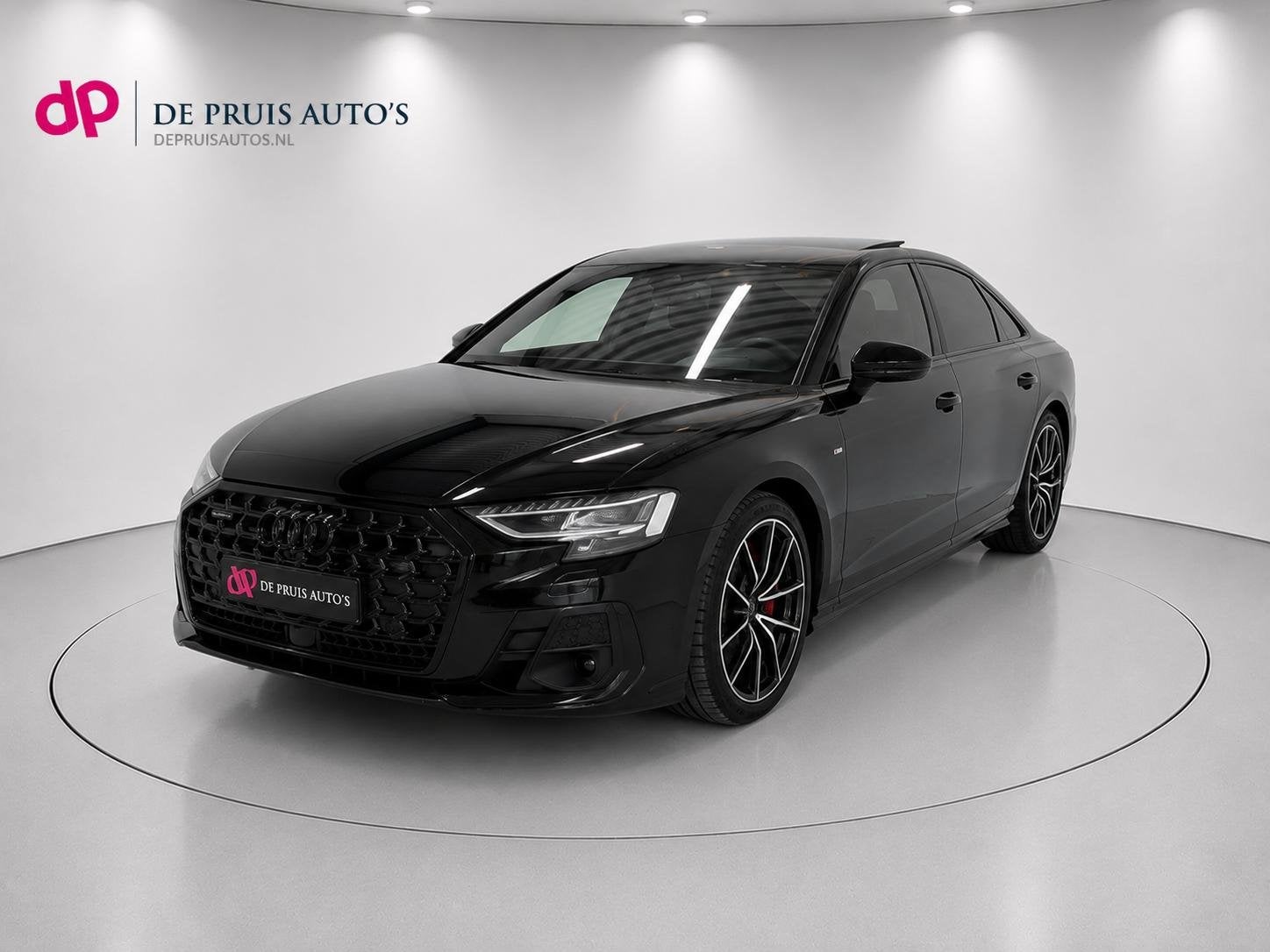 Audi A8 60 TFSI e quattro Matrix Pano HeadUp B&O softclose 2, Auto's, Audi, Gebruikt, 2995 cc, 2500 kg, Zwart