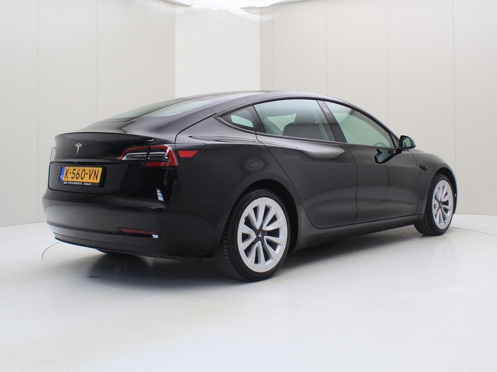 Tesla Model 3 Standard RWD Plus FACELIFT [ WARMTEPOMP+AUTOPI, Auto's, Automaat, Achterwielaandrijving, Gebruikt, Zwart