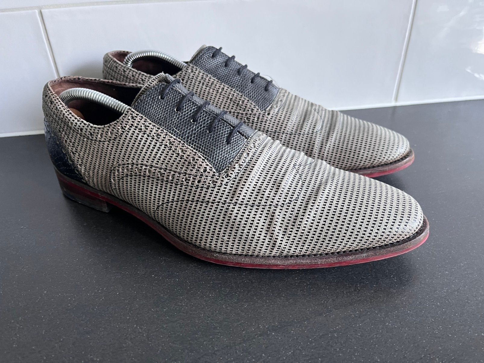 Floris van Bommel herenschoenen maat 8.5 / 42.5, Floris van Bommel, Overige kleuren, Floris van Bommel, Ophalen of Verzenden