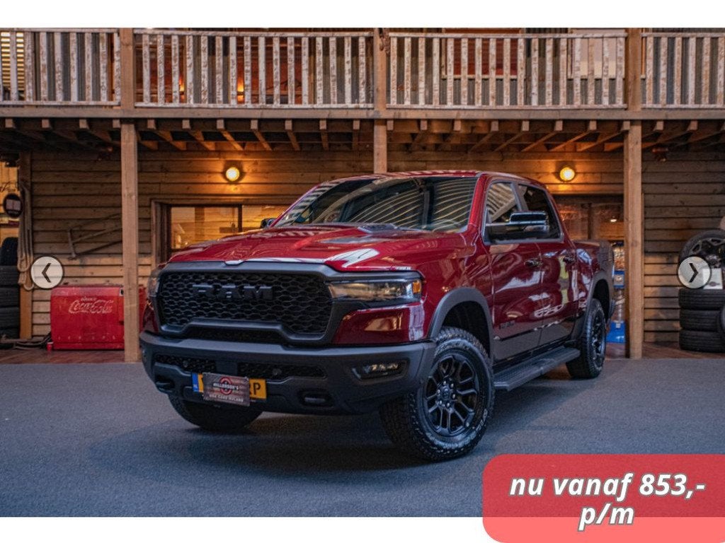 Dodge Ram 1500 Rebel Night | Zakelijke Lease | BTW Auto | 4x, Automaat, Bedrijf, SUV of Terreinwagen, Onderhoudsboekje