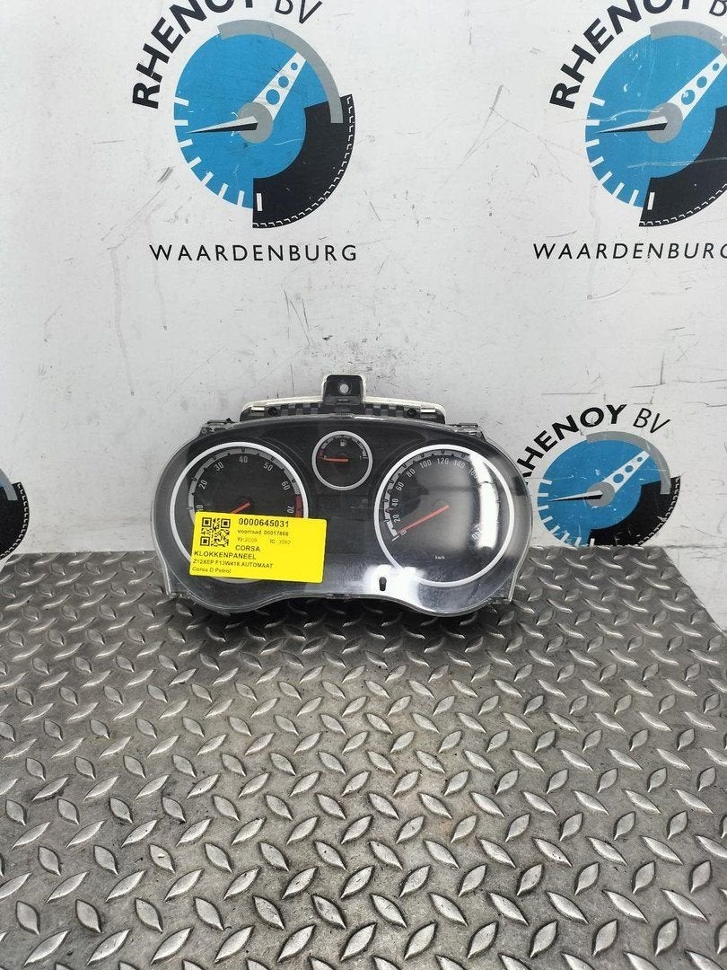 OPEL CORSA L08 1.2-16V Essentia  KLOKKENPANEEL 2009, Auto-onderdelen, Dashboard en Schakelaars, Gebruikt, ARN erkend, Stiba lid