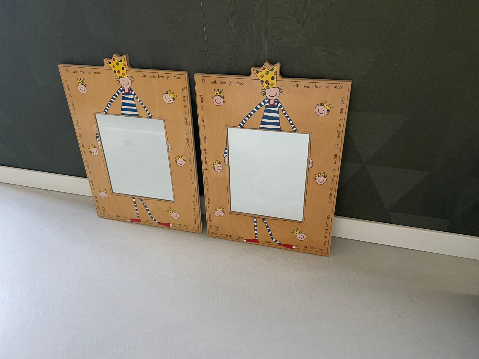 Kinder spiegels 2x janbibbejan zo mooi zo mooi, Ophalen of Verzenden, Zo goed als nieuw, Spiegel
