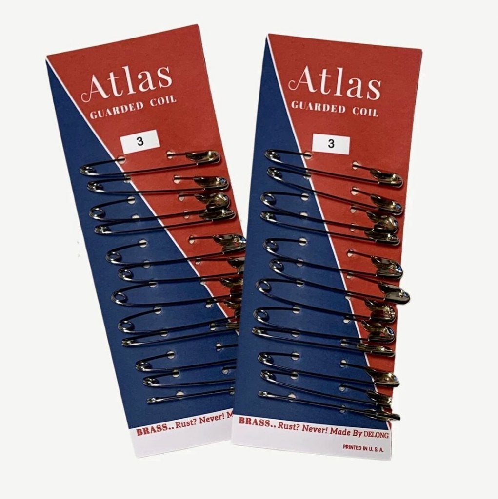 Safety Pins, Set of 12 for US GI WW2 Atlas  reproductie, Verzamelen, Delware.trading, Amerika, Info@delware.trading, Ophalen of Verzenden