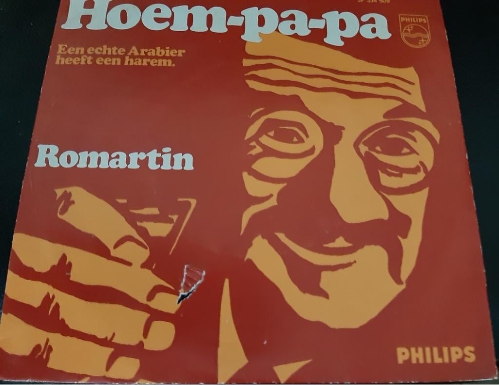 Romartin ‎– Hoempapa, Gebruikt, Verzenden, 7 inch, Single
