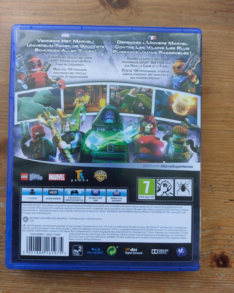 PS4 spel LEGO marvel super heroes, Ophalen of Verzenden