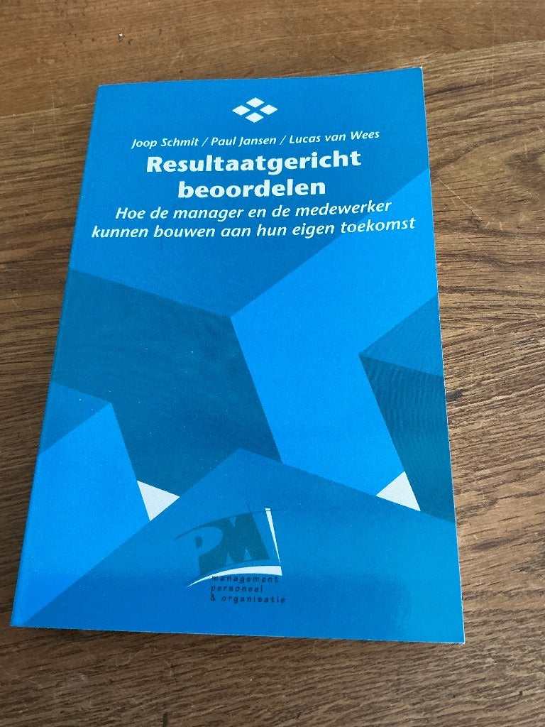 Resultaatgericht beoordelen - J Schmit en P Jansen, Ophalen of Verzenden, Beta, Nieuw, HBO